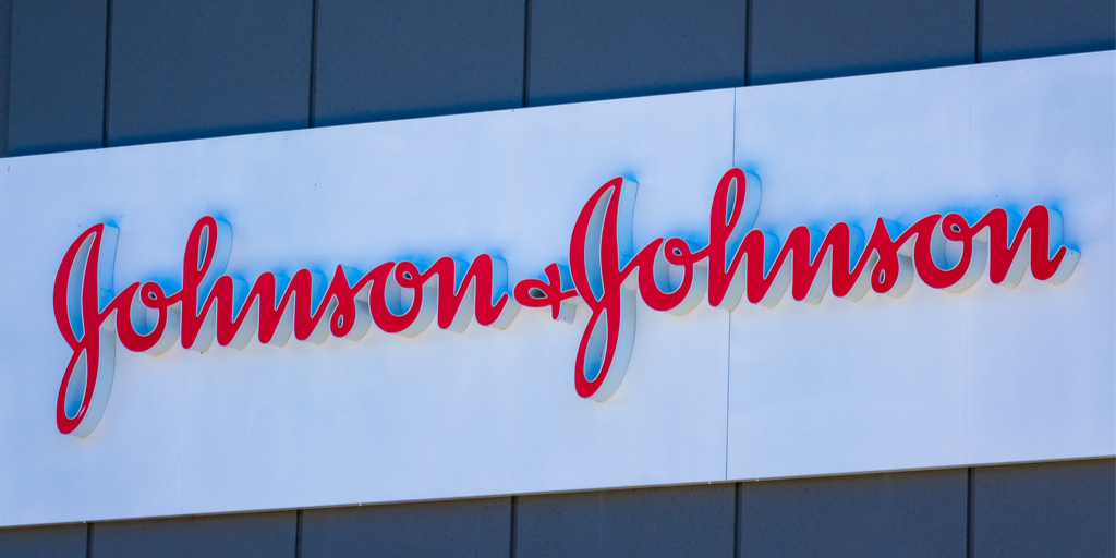 Johnson & Johnson building-mounted sign
