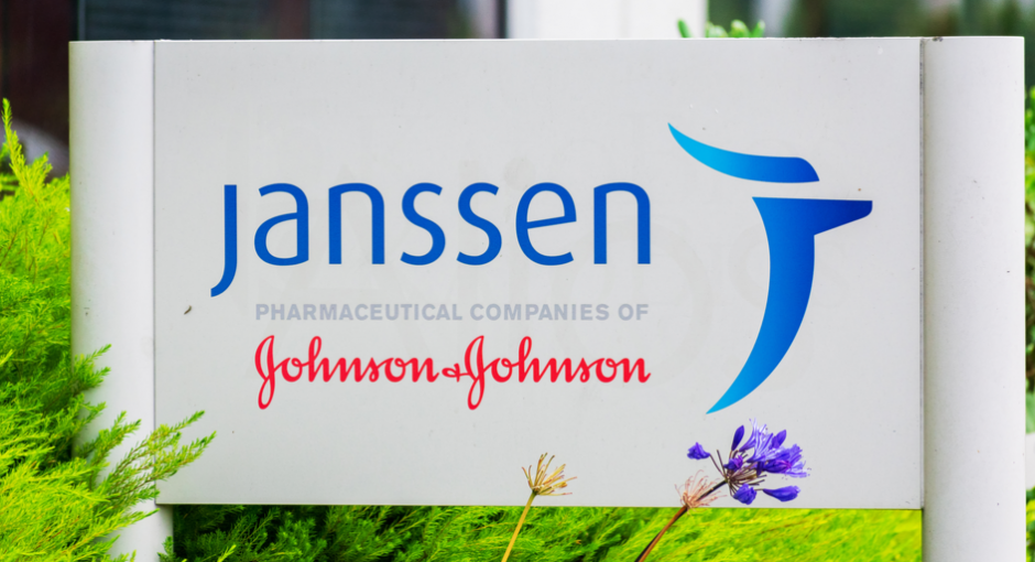 Janssen Pharmaceutical companies of Johnson & Johnson exterior building sign