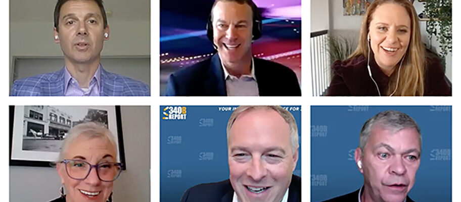 Screenshot of Zoom webinar panelists