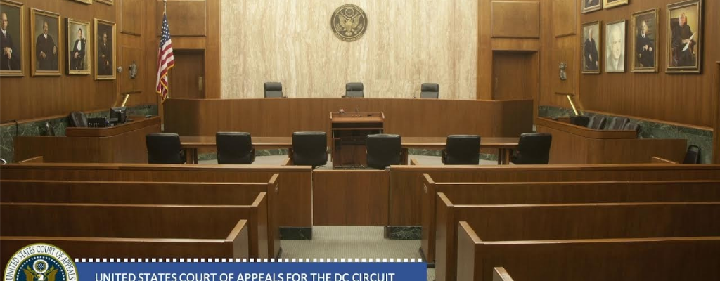 US court of appeals for the DC circuit courtroom interior