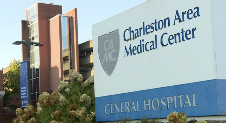 Charleston Area Medical Center exterior sign and building