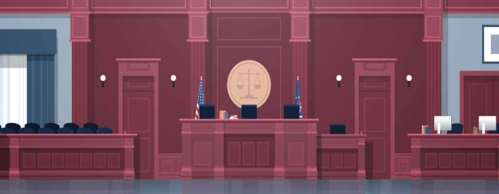 digital image of a courtroom