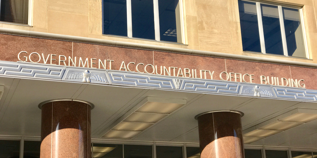 Government Accountability Office Building building-mounted sign