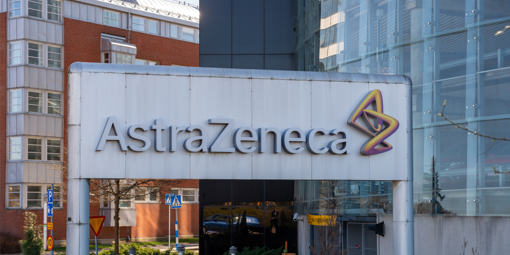 AstraZeneca sign and building