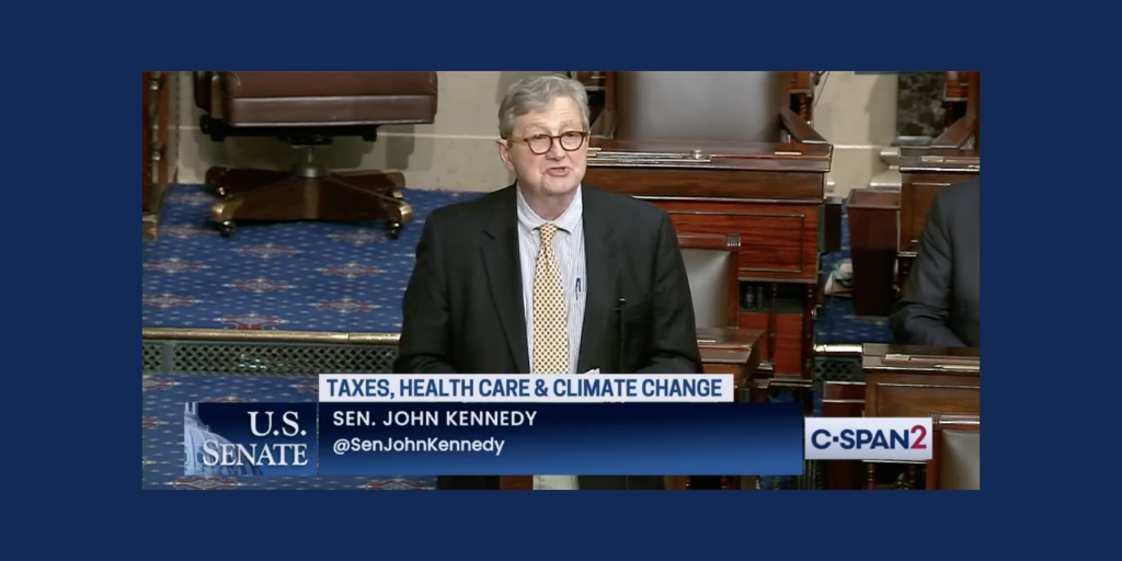 Sen. John Kennedy (R-LA) speaking on Senate floor