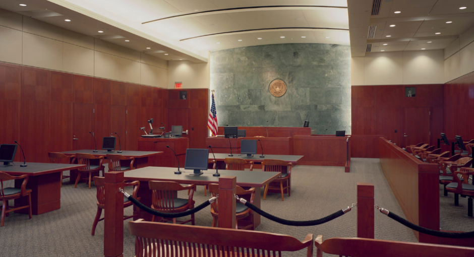 USDC Little Rock courtroom interior