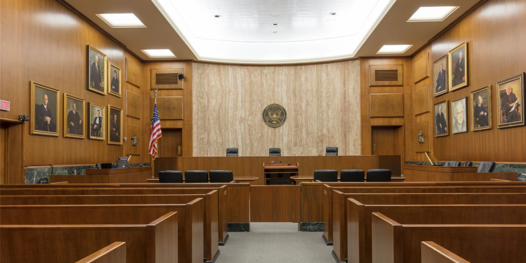 USCA DC courtroom interior