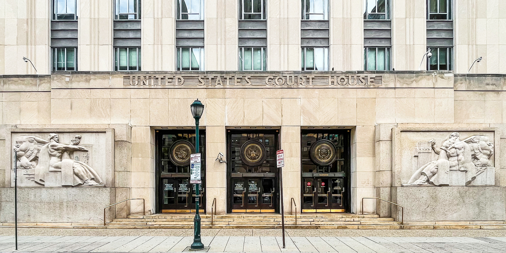 U.S. Third Circuit Court of Appeals court house entrance