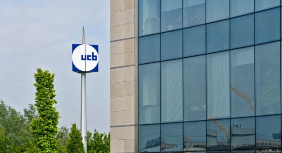UCB signage and building