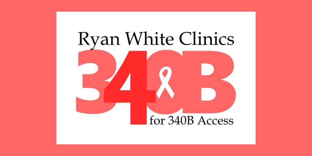 Ryan White Clinics-340B wordmark
