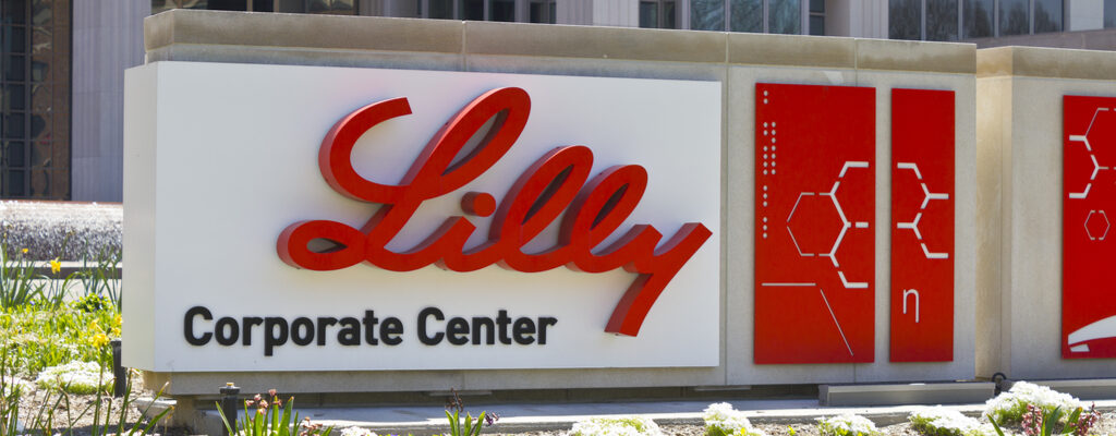 Lilly corporate center signage