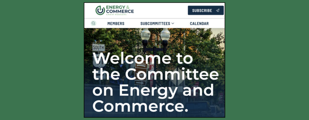 Energy and Commerce