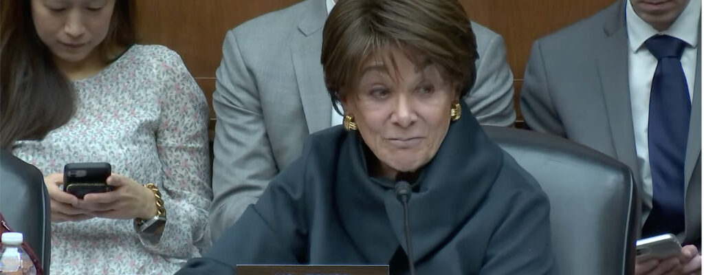 U.S. Rep. Anna Eshoo (D-CA) pictured at House Energy & Commerce committee meeting