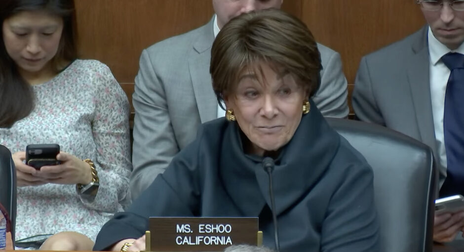U.S. Rep. Anna Eshoo (D-CA) pictured at House Energy & Commerce committee meeting
