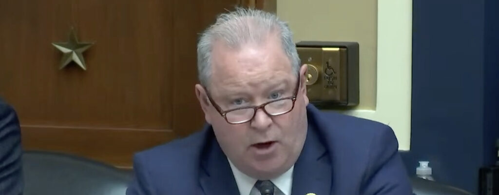 Rep. Larry Bucshon (R-IN) pictured at house hearing