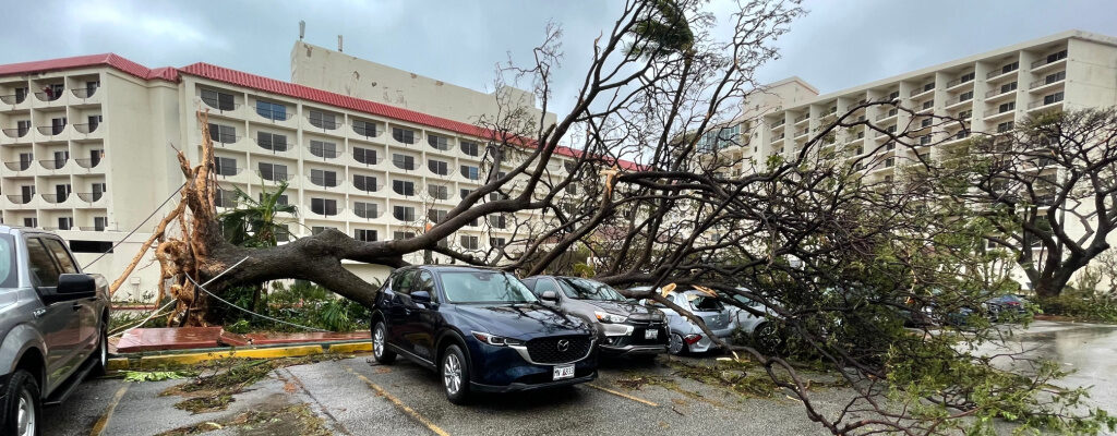 Guam typhoon Mawar