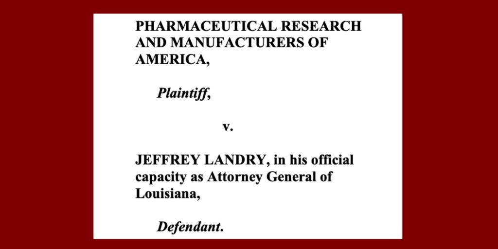PhRMA v. Landry