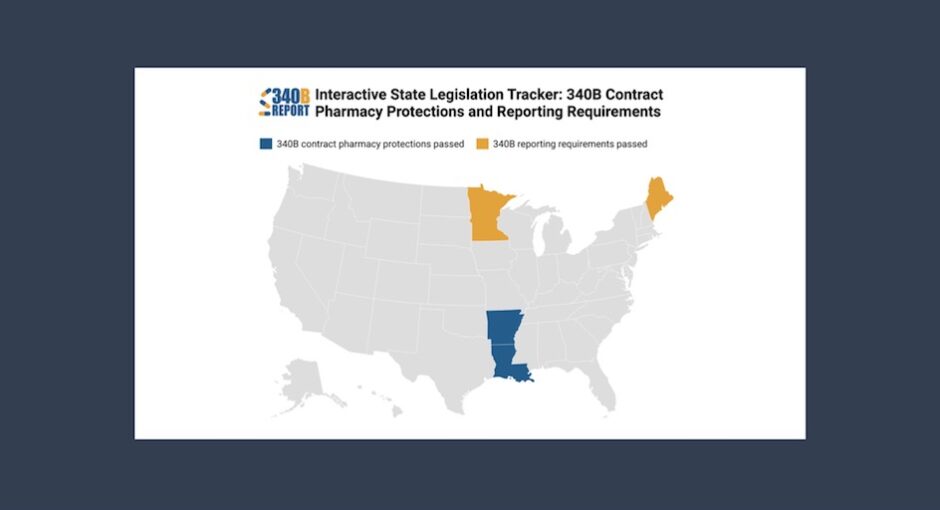 340B state legislation map